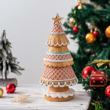 Kerstboomversieringen van peperkoek voor thuisdecoratie (6 stuks)