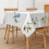 Nappe rectangulaire aquarelle colibri 152 x 259 cm 1