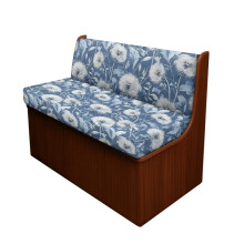 Housses de coussin extensibles pour coin repas de camping-car, motif pissenlit bleu