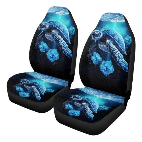 Bohemian Turtle Bilsätesöverdrag Mjukt Plysch 2-pack