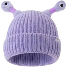 Bonnet tricoté monstre lumineux avec tentacules rétractables