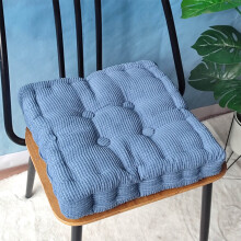 Housse de coussin carrée en velours côtelé à motif de grains de maïs (1 pièce)
