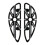 Black Driver Floorboards for Harley Touring and Softail 1