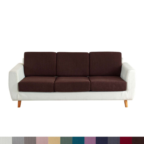 Housse de coussin extensible en spandex pour canapé et siège de fauteuil