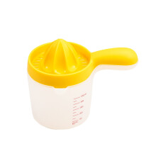Manual Mini Juicer for Lemons with Built-in Scale and Juice
