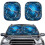 Ombrellone da sole Ocean Dolphin Blue Flower, 2 pezzi 1
