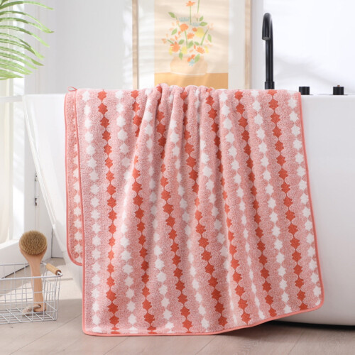 Serviette de bain en coton doux et absorbant 68,5 x 140 cm