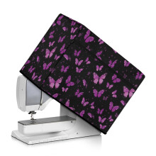 Butterfly Sewing Machine Cover Soft Dust Cover with Pockets