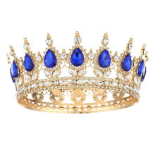 Rhinestone Princess Hair Accessory Gold Purple 1 piece
