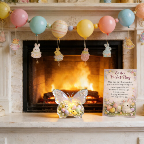 Easter Decorations Multicolor Pocket Cards 12 Pack 1