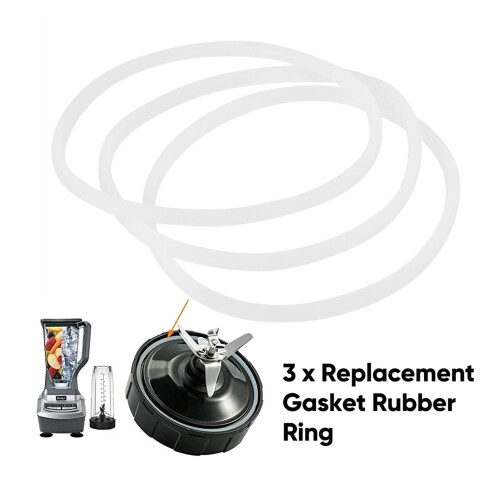 Blender Replacement Gaskets Rubber Seal Ring 3 pcs 1