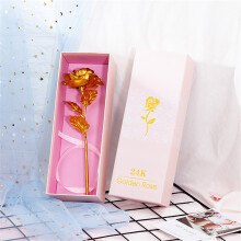 24K Gold Foil Preserved Rose Gift for Women
