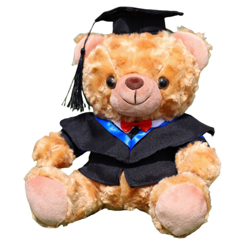 Graduation Plush Bear with Removable Hat 1 Piece