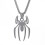 Spider Necklace Hip-Hop Style Silver Unisex 1