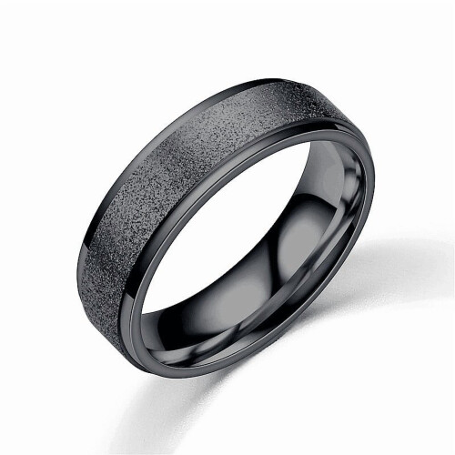 Frosted Couple Ring Adjustable Size