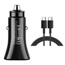 Car Fast Charger Type-C 25W Stable Output