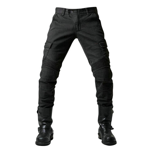 Men's Motorcycle Riding Pants Black XL