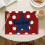 Linen placemat festive Independence Day 1 pack 4