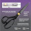 9 inch Professional Fabric Scissors Heavy-Duty 5
