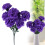 Artificial Silk Carnations 7-Head Bouquet for Wedding and 1