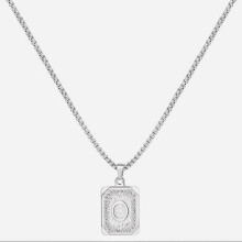 A-Z Letter Pendant Necklace Yellow Gold Plated Stainless