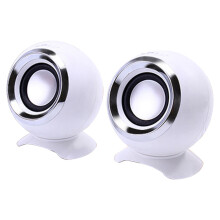 USB-Powered Desktop Speakers 2.0 with Hi-Fi Stereo Sound
