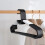 Black Plastic Clothes Racks Non-Slip Space-Saving 10-Pack 6