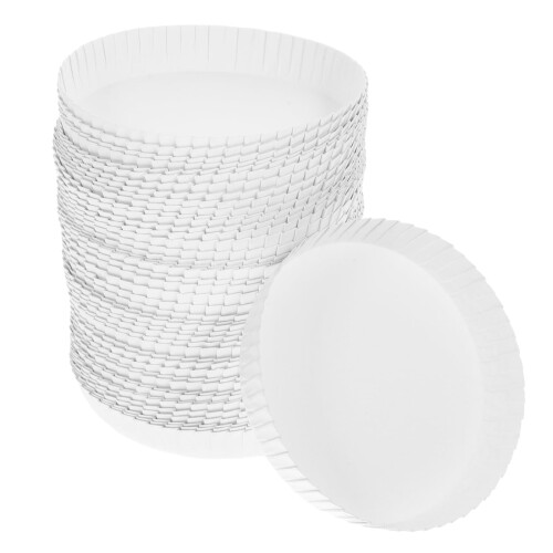 Raindrops Paper Cup Lids for Hot Drinks 100 Pcs