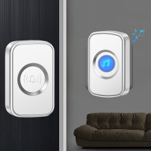 Wireless Doorbell No Battery Required 200m Range 60 Tones