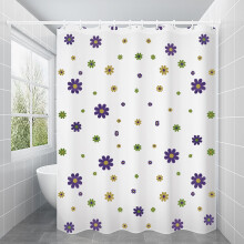Rideau de douche rustique bohème 71 x 47 po extra large avec crochets