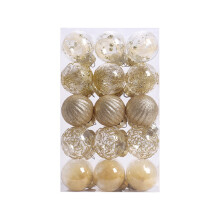 Boules de Noël incassables, lot de 30, 6 cm