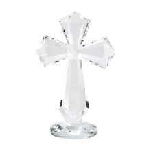 Figurine d'ange gardien en cristal 15,8 x 8 cm