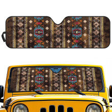 Sonnenschutzblende im Azteken-Stil für die Windschutzscheibe des Jeep Wrangler TJ JK