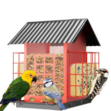 Iron Bird Water Bowl Outdoor Hanging Feeding Device