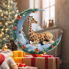 Giraffe Pendant Christmas Tree and Car Ornament