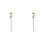 Bee Watering Station Flower Design 2 Pcs 1