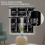Farmhouse Kitchen Curtains Set Black White Abstract 36 inch 3