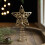 Silver Christmas Tree Topper Star Ornament 1pc 1