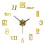 Acrylic Wall Clock Gold Small 40cm Silent Three-Dimensional 1