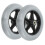 Round Wheelchair Wheels Replacement Grey Iron 2 Pcs 4