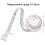 BMI Calculator Telescopic Tape Measure 150 cm 6