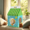 Cardboard Cat Scratching Board House with Window 1 pc 1