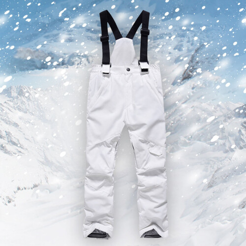 Kids Snow Pants Waterproof Windproof Winter Warm Bib 2