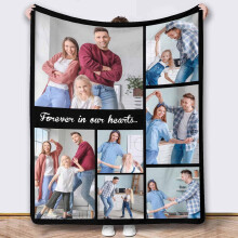 Gepersonaliseerde fotodeken met uw eigen foto's