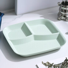 Assiettes plates compartimentées réutilisables de 25 cm (10 pouces)