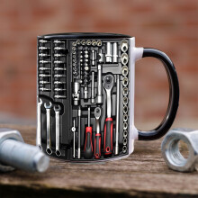 Mug en céramique « Boîte à outils de mécanicien » 325 ml