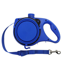Hundeleine mit Wasserflasche, faltbarem Napf und Tasche