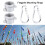 Monteringsringar för flaggstång i aluminium, 360 roterande, 2-pack 1