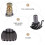 Starter Shaft Kit Silver for Moped Engine Repair 1 Set 8