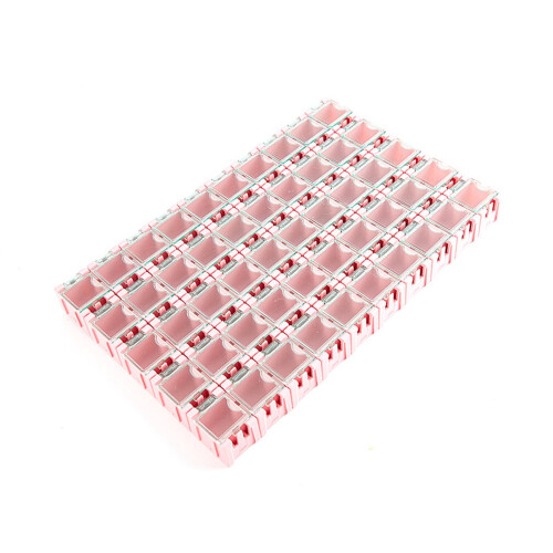 ABS Component Organizers with Lids 50 Pieces